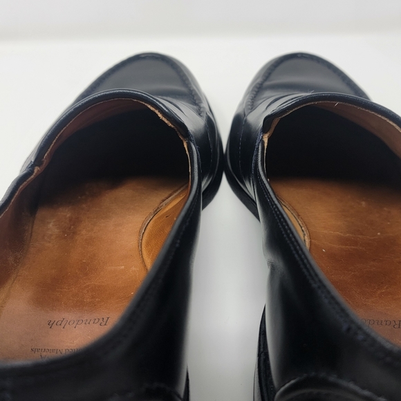 Allen Edmonds "RANDOLPH" Leather Penny Loafer Dress Shoes 10 D Black 4809 6438 - Picture 9 of 10